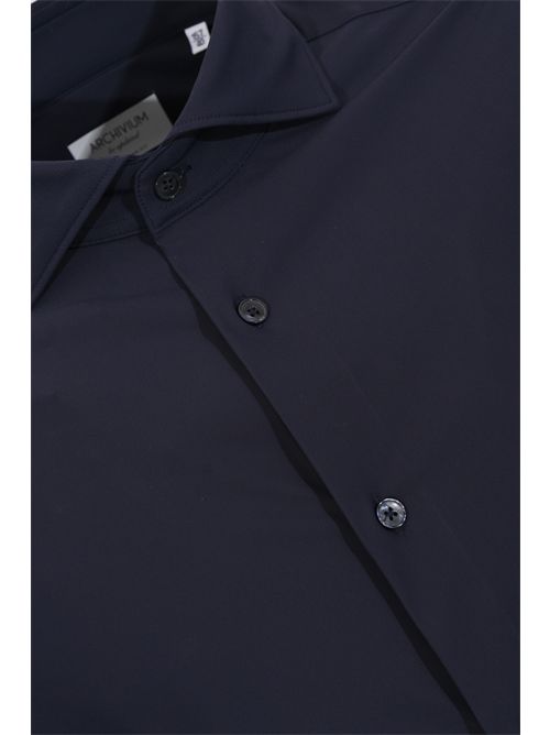 Camicia con collo alla francese regular Navy Blue Archivium Be Uptated | AR26SR11CA NEU5200
